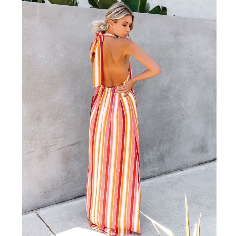 S O L D // Vici Sweet Summer Halter Maxi